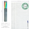 Malla electrosoldada galvanizada 25x25 / 1,60 / 100 cm gd rollo 25 metros.