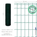 Rede plastificada campestre 100x50 / altura 150 cm rolo 25 metros