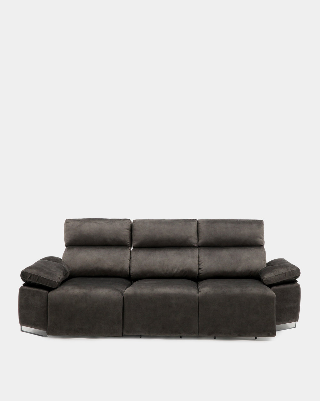 Sofá chaiselongue 3 plazas gris confort diario para el salón