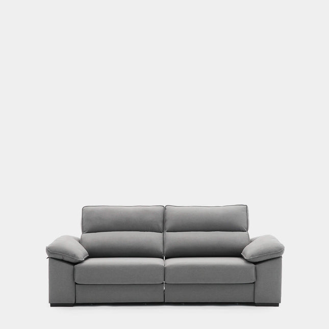 Sofá 3 Plazas Con Asientos Deslizantes | Gris Antracita