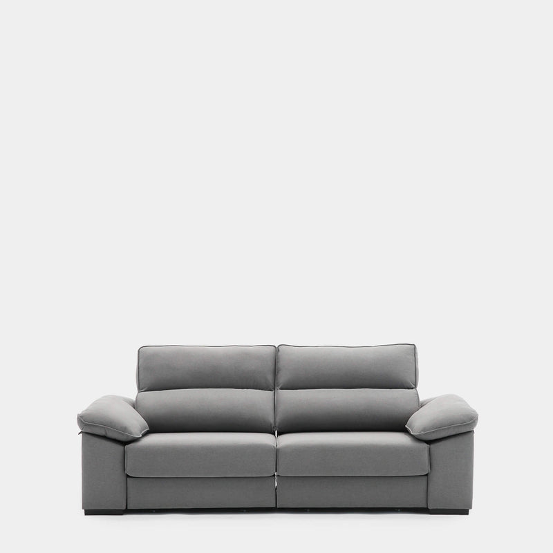 Sofá 3 Plazas Con Asientos Deslizantes | Gris Antracita