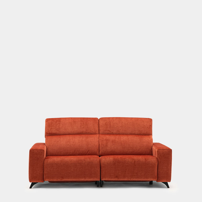 Sofá De 3 Plazas Naranja Para Salón Moderno | Confort Diario