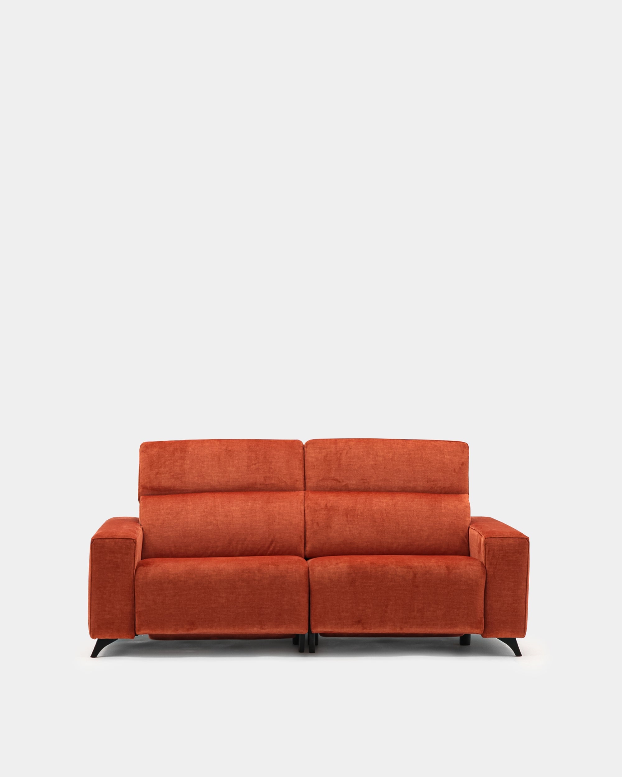 Sofá De 3 Plazas Naranja Para Salón Moderno | Confort Diario