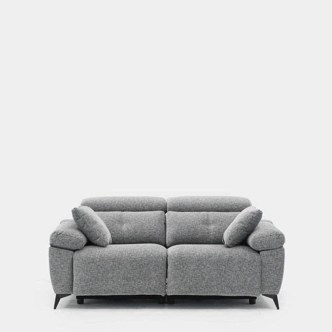 Sofá Erika 2 plazas relax compacto para salón pequeño | gris