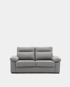 Sofá cama gris con apertura italiana para 3 plazas