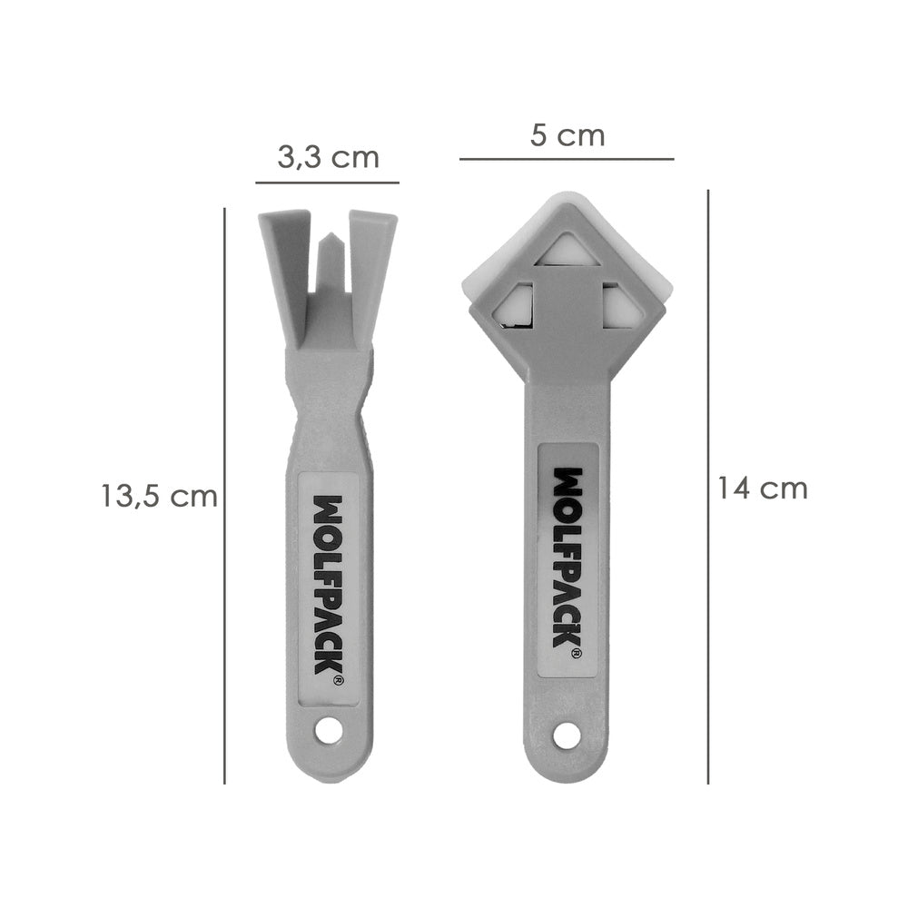 Silicone scraper applicator set