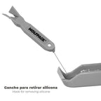 Set aplicador rascador silicona