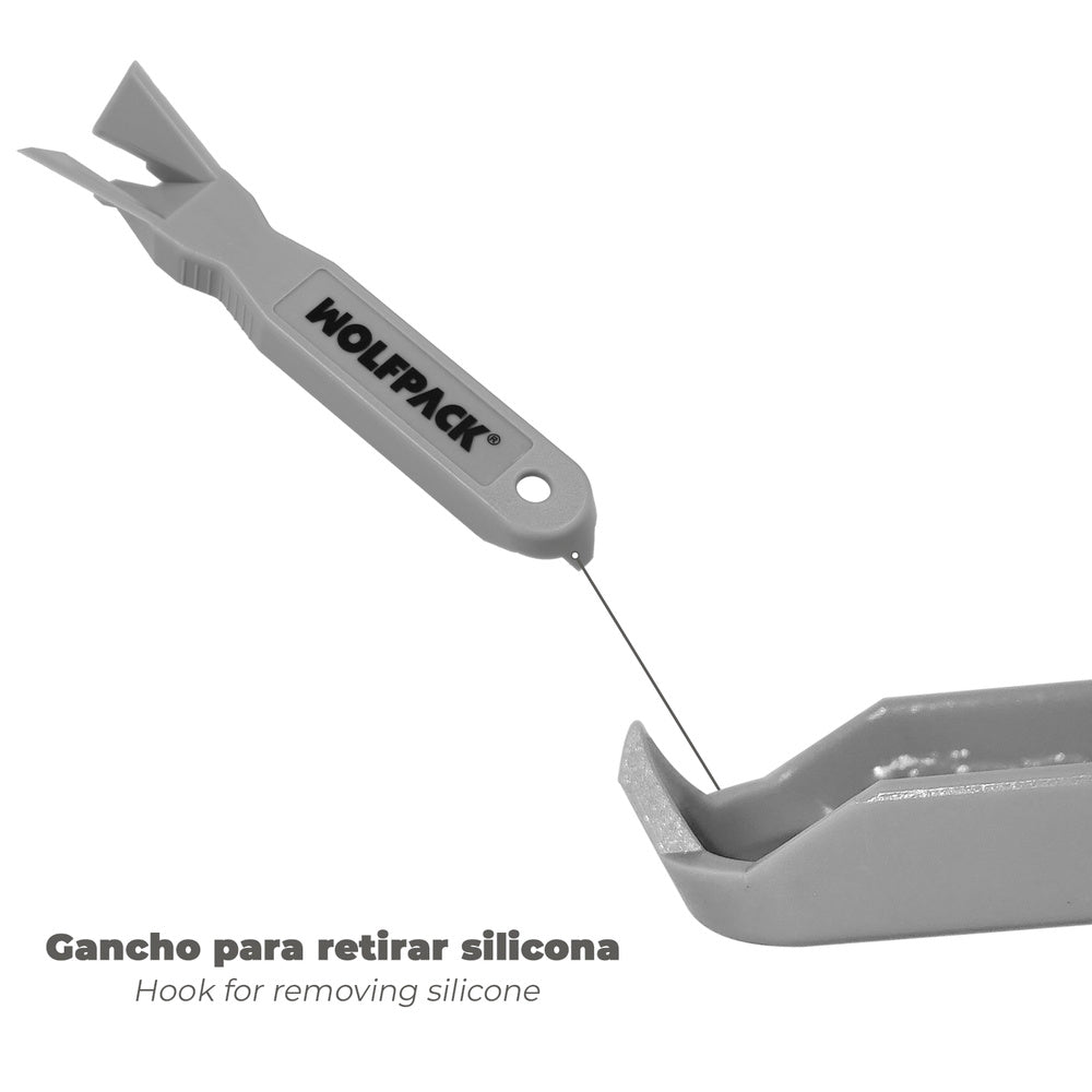 Silicone scraper applicator set