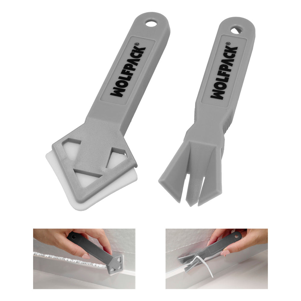 Silicone scraper applicator set