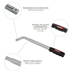 Llave extensible para rueda de coche 17x19 mm llave cruz, llave telescópica neumáticos,