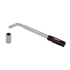 Llave extensible para rueda de coche 17x19 mm llave cruz, llave telescópica neumáticos,