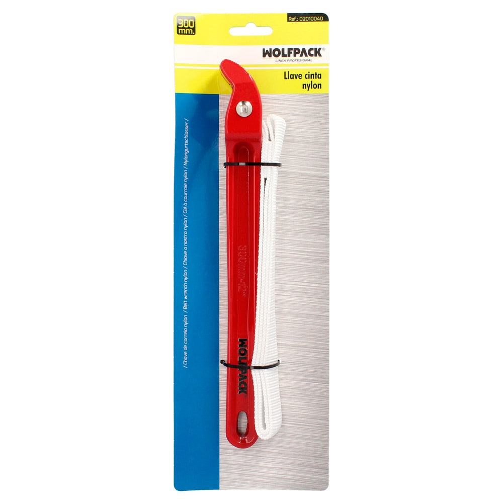 Llave cinta nailon aluminio 30 cm  cinta de 98 cm llave de filtro aceite, llave para tubos, llave aflojatodo, llave de correa.
