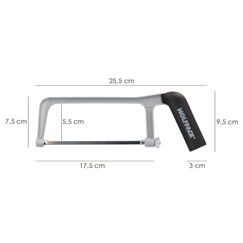 Arco sierra mini profesional aluminio hoja 150 mm serrucho, segueta, segueta, mini arco sierra