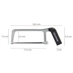 Arco sierra mini profesional aluminio hoja 150 mm serrucho, segueta, segueta, mini arco sierra