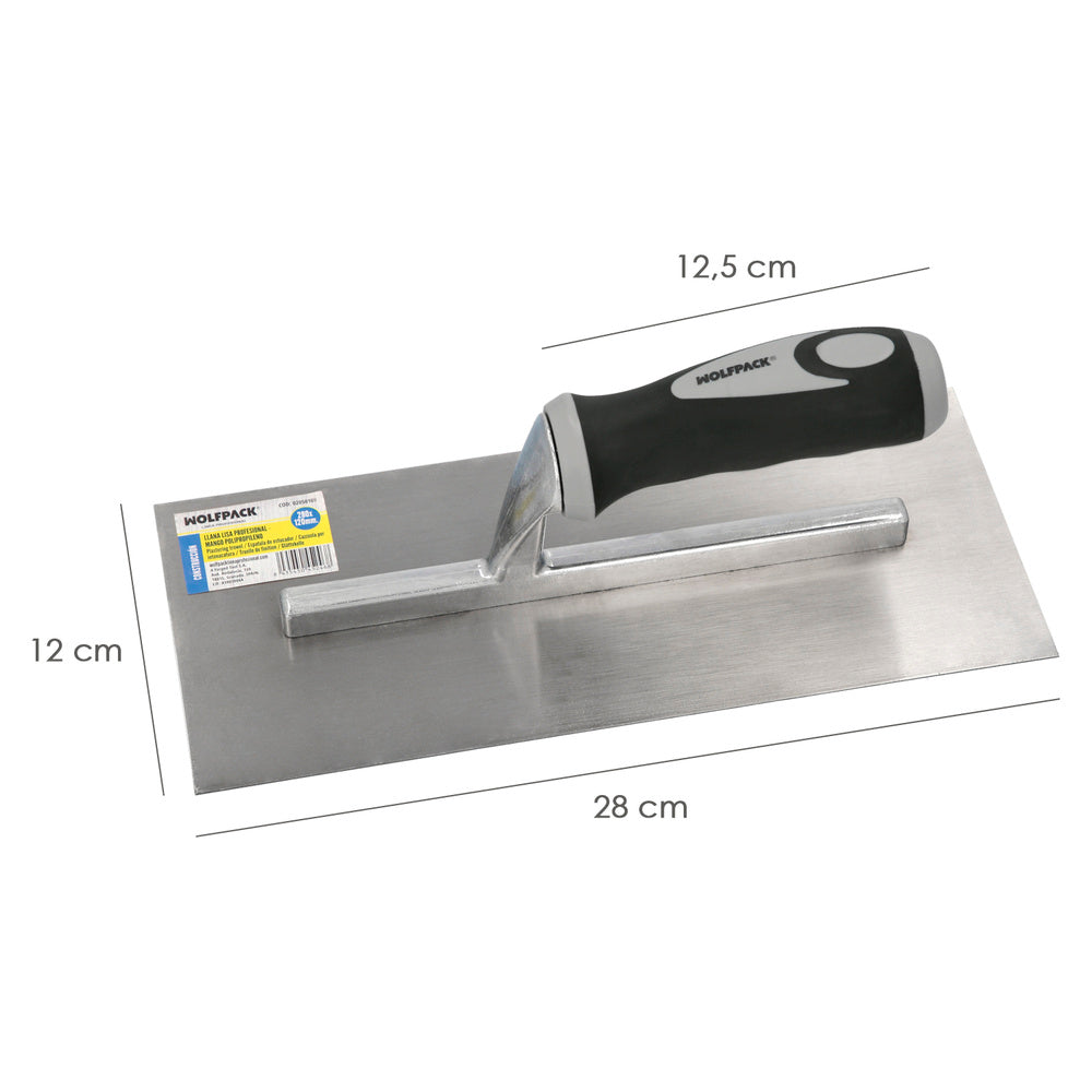 Llana profesional mango polipropileno lisa  280x120 mm