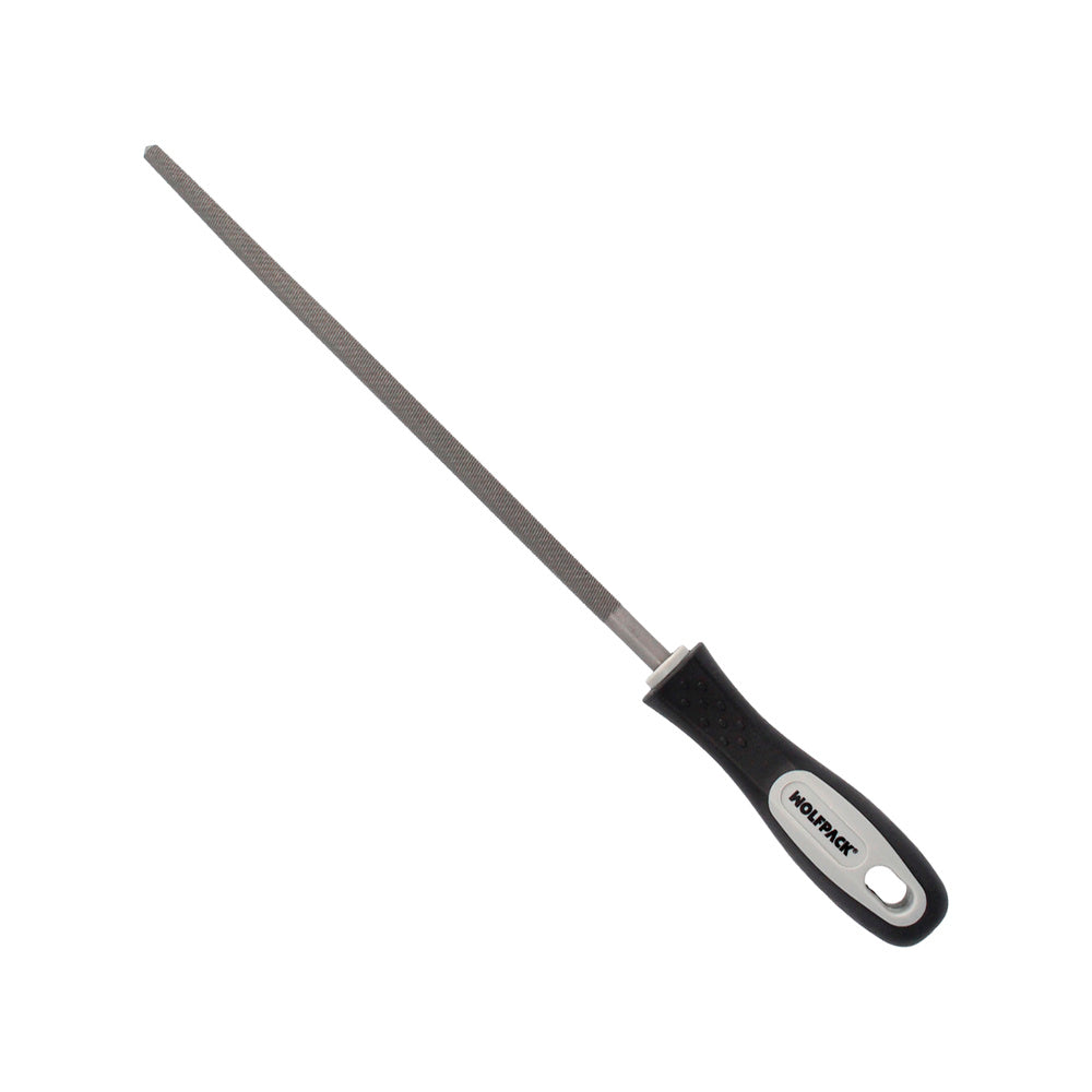 Lima con mango redonda entrefina  8"