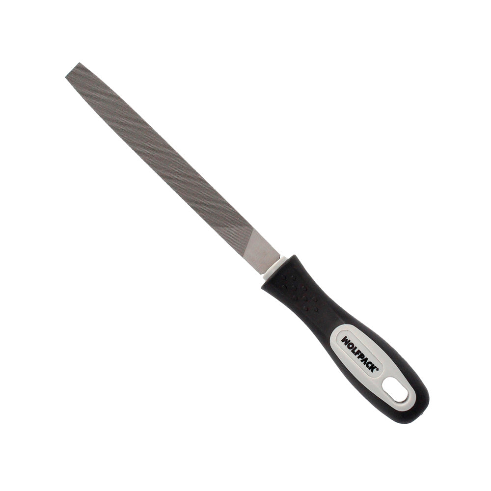 Lima con mango plana punta entrefina 6"