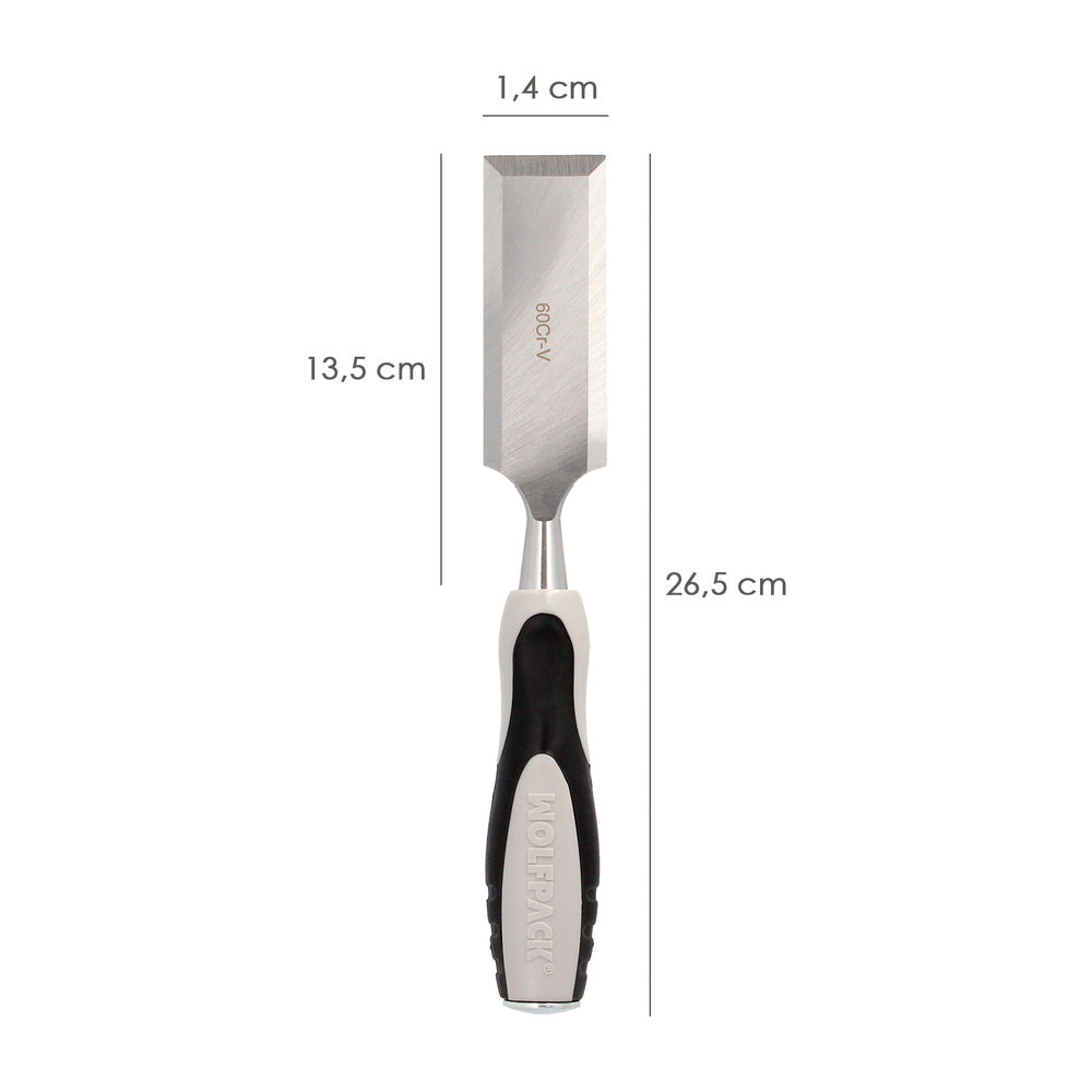 Formón mango bimaterial 14 mm