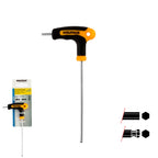 Llave allen con bola mango bimaterial "soft touch" forma t 3,0 mm acero cromo vanadio, destornillador allen, llave hexagonal