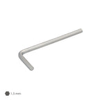 Llave allen standar acero cromo vanadio profesional 1,5 mm llave hexagonal, llave allen taller mecánica, llave allen bricolaje