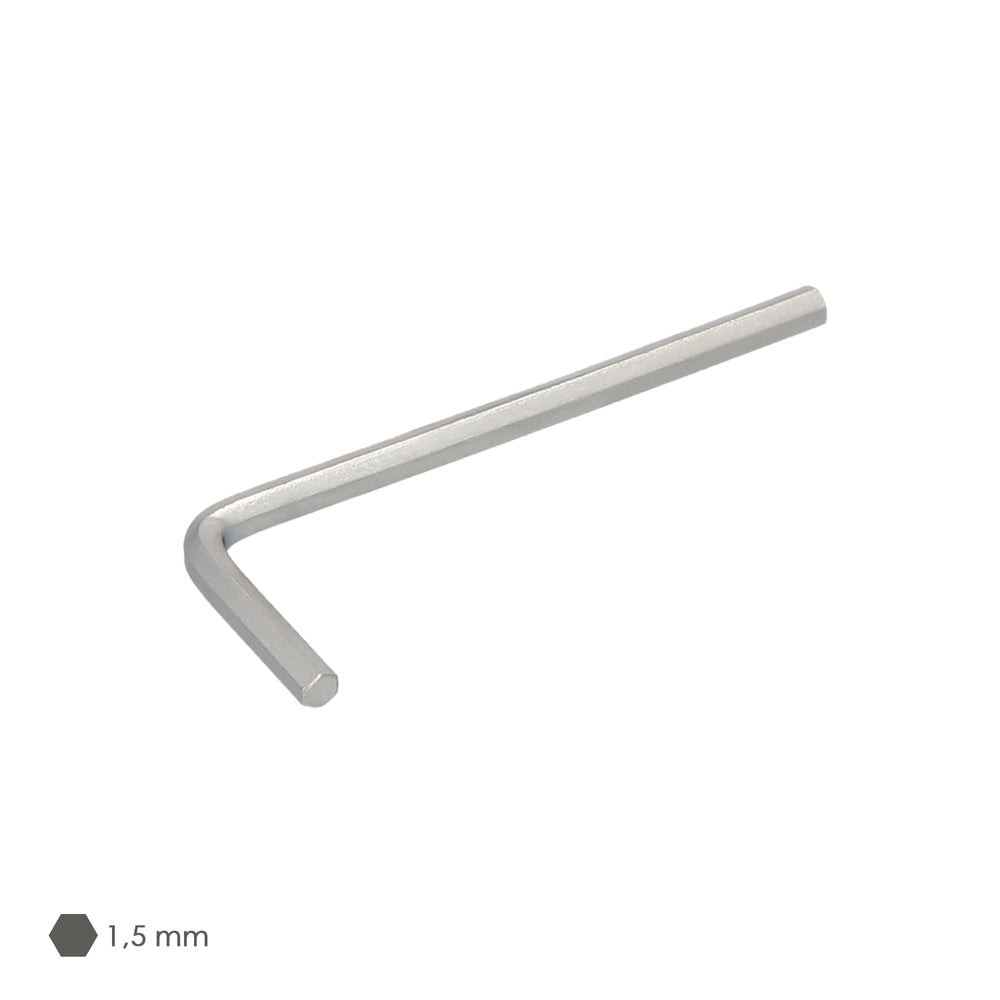 Llave allen standar acero cromo vanadio profesional 1,5 mm llave hexagonal, llave allen taller mecánica, llave allen bricolaje