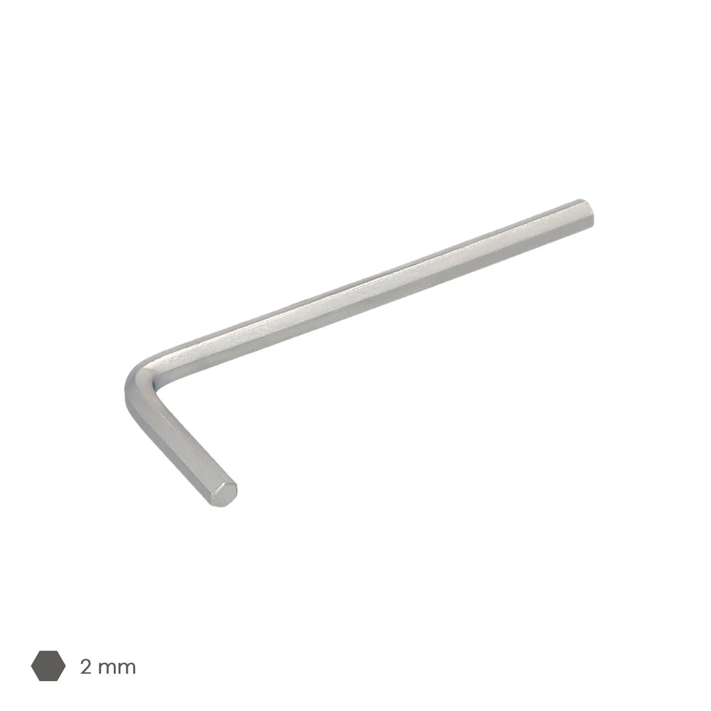 Llave allen standar acero cromo vanadio profesional 2,0 mm llave hexagonal, llave allen taller mecánica, llave allen bricolaje