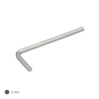 Llave allen standar acero cromo vanadio profesional 3,0 mm llave hexagonal, llave allen taller mecánica, llave allen bricolaje