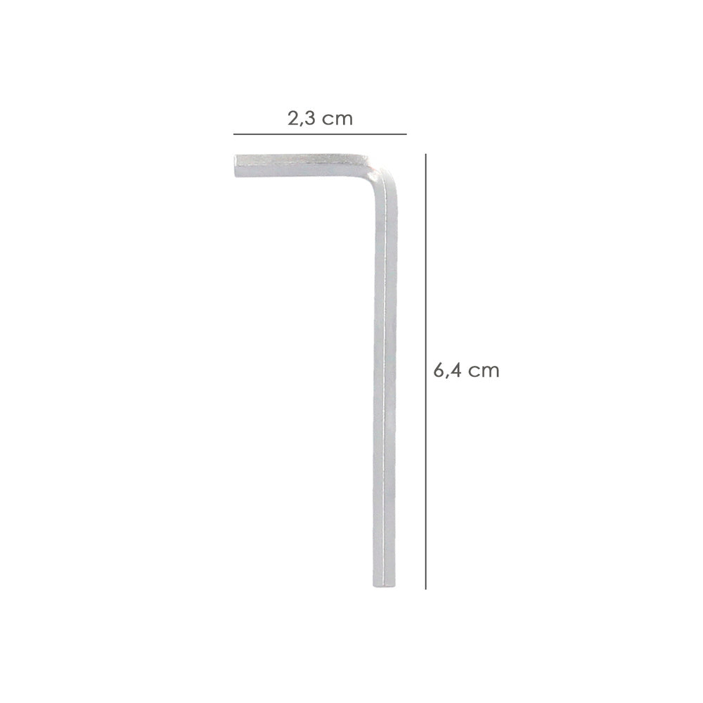 Llave allen standar acero cromo vanadio profesional 3,5 mm llave hexagonal, llave allen taller mecánica, llave allen bricolaje