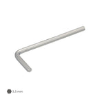Llave allen standar acero cromo vanadio profesional 3,5 mm llave hexagonal, llave allen taller mecánica, llave allen bricolaje