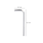 Llave allen standar acero cromo vanadio profesional 4,0 mm llave hexagonal, llave allen taller mecánica, llave allen bricolaje