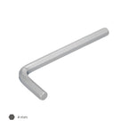 Llave allen standar acero cromo vanadio profesional 4,0 mm llave hexagonal, llave allen taller mecánica, llave allen bricolaje