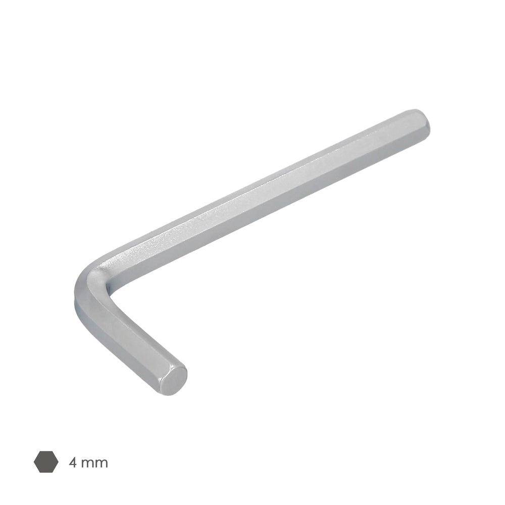 Llave allen standar acero cromo vanadio profesional 4,0 mm llave hexagonal, llave allen taller mecánica, llave allen bricolaje