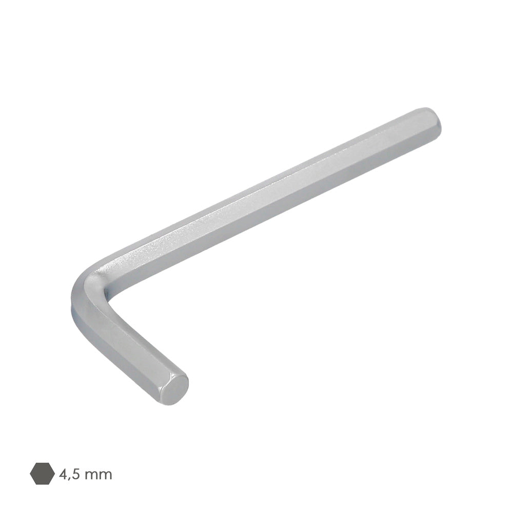 Llave allen standar acero cromo vanadio profesional 4,5 mm llave hexagonal, llave allen taller mecánica, llave allen bricolaje