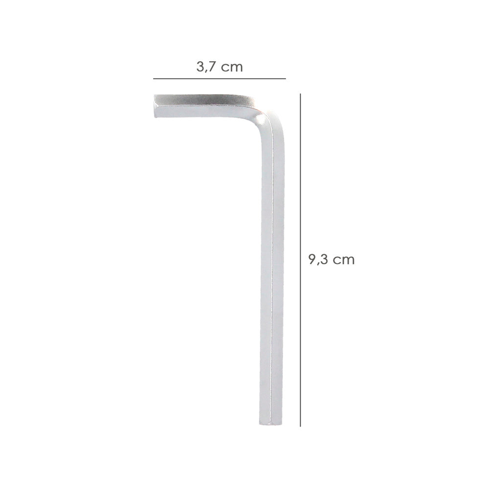 Llave allen standar acero cromo vanadio profesional 6,0 mm llave hexagonal, llave allen taller mecánica, llave allen bricolaje