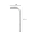 Llave allen standar acero cromo vanadio profesional 8,0 mm llave hexagonal, llave allen taller mecánica, llave allen bricolaje