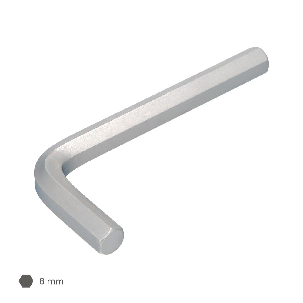 Llave allen standar acero cromo vanadio profesional 8,0 mm llave hexagonal, llave allen taller mecánica, llave allen bricolaje