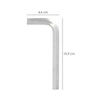 Llave allen standar acero cromo vanadio profesional 9,0 mm llave hexagonal, llave allen taller mecánica, llave allen bricolaje