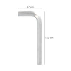 Llave allen standar acero cromo vanadio profesional 14 mm llave hexagonal, llave allen taller mecánica, llave allen bricolaje