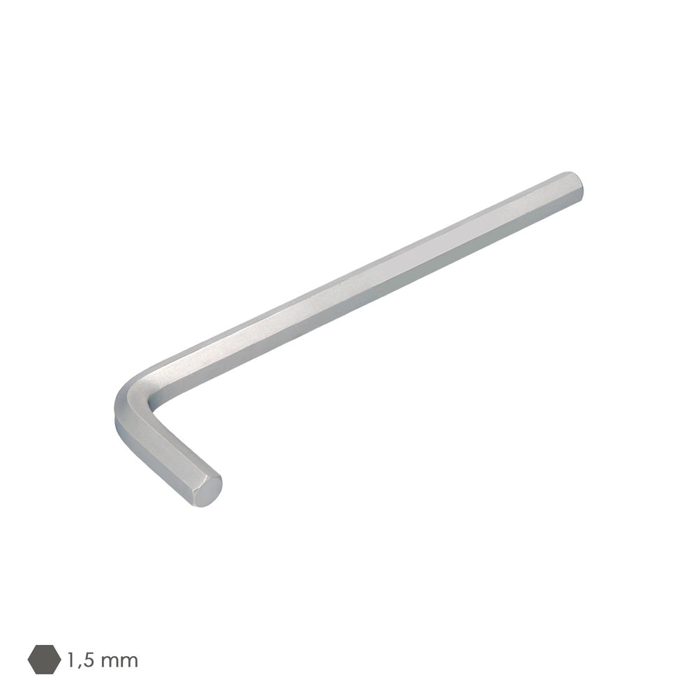 Llave allen larga acero cromo vanadio profesional 1,5 mm llave hexagonal, llave allen taller mecánica, llave allen bricolaje