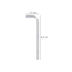 Llave allen larga acero cromo vanadio profesional 2,0 mm llave hexagonal, llave allen taller mecánica, llave allen bricolaje