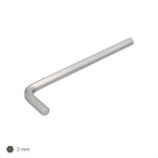 Llave allen larga acero cromo vanadio profesional 2,0 mm llave hexagonal, llave allen taller mecánica, llave allen bricolaje