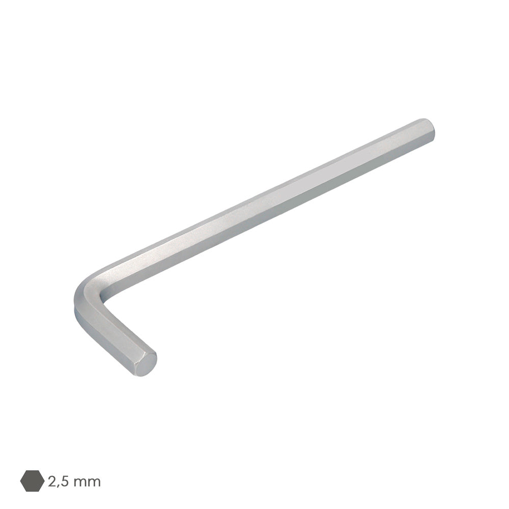 Llave allen larga acero cromo vanadio profesional 2,5 mm llave hexagonal, llave allen taller mecánica, llave allen bricolaje