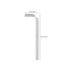 Llave allen larga acero cromo vanadio profesional 3,0 mm llave hexagonal, llave allen taller mecánica, llave allen bricolaje