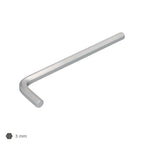 Llave allen larga acero cromo vanadio profesional 3,0 mm llave hexagonal, llave allen taller mecánica, llave allen bricolaje