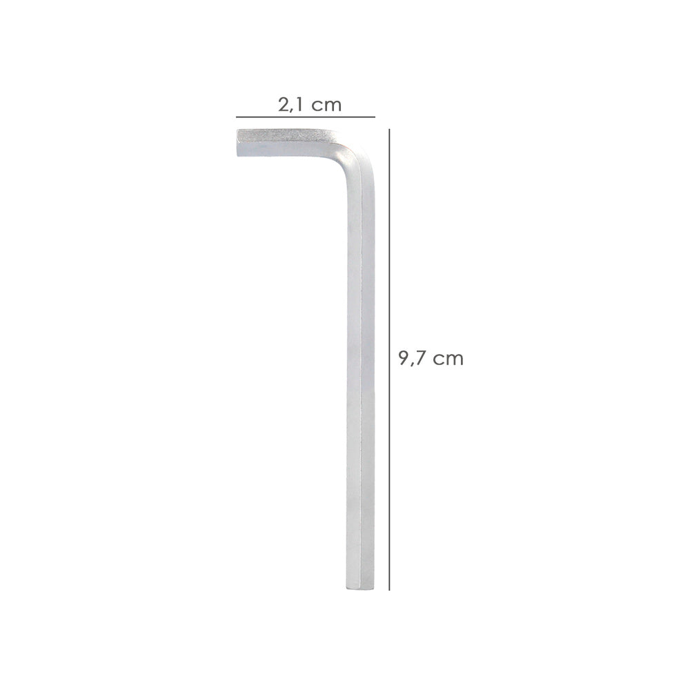 Llave allen larga acero cromo vanadio profesional 3,5 mm llave hexagonal, llave allen taller mecánica, llave allen bricolaje
