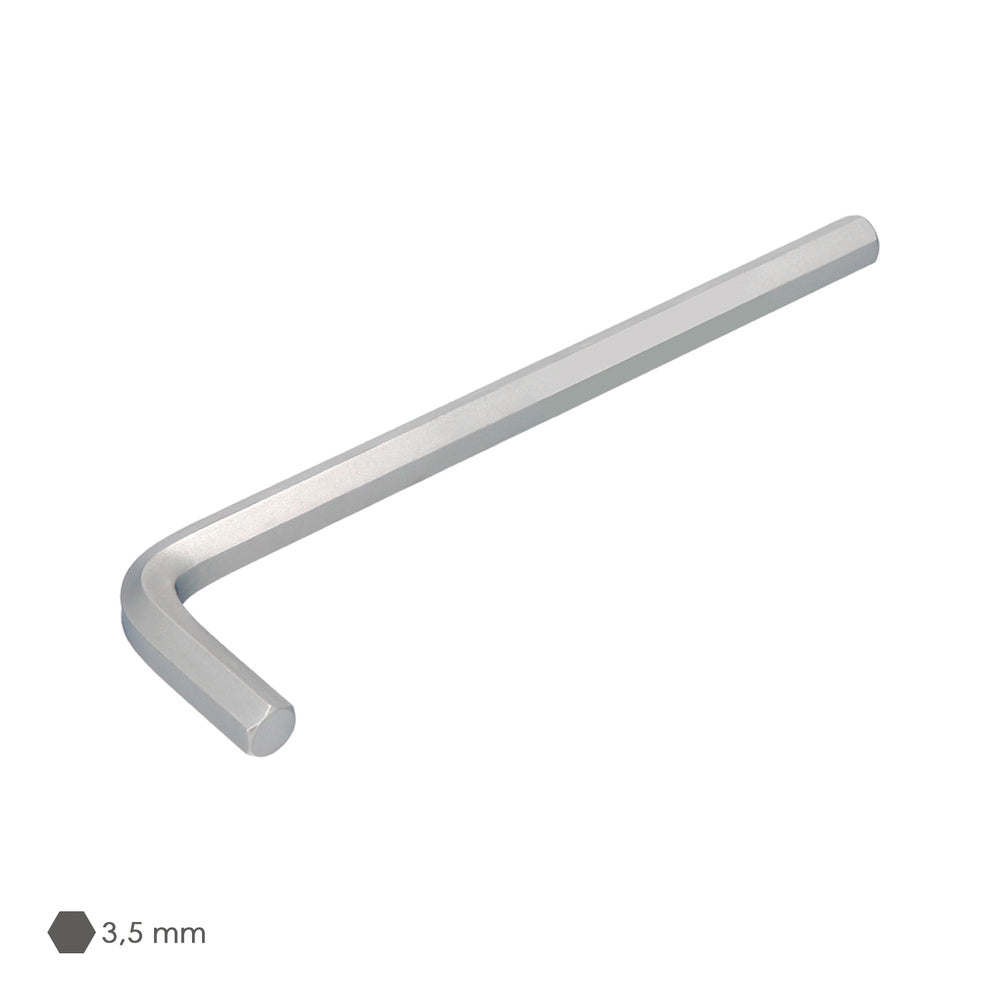 Llave allen larga acero cromo vanadio profesional 3,5 mm llave hexagonal, llave allen taller mecánica, llave allen bricolaje