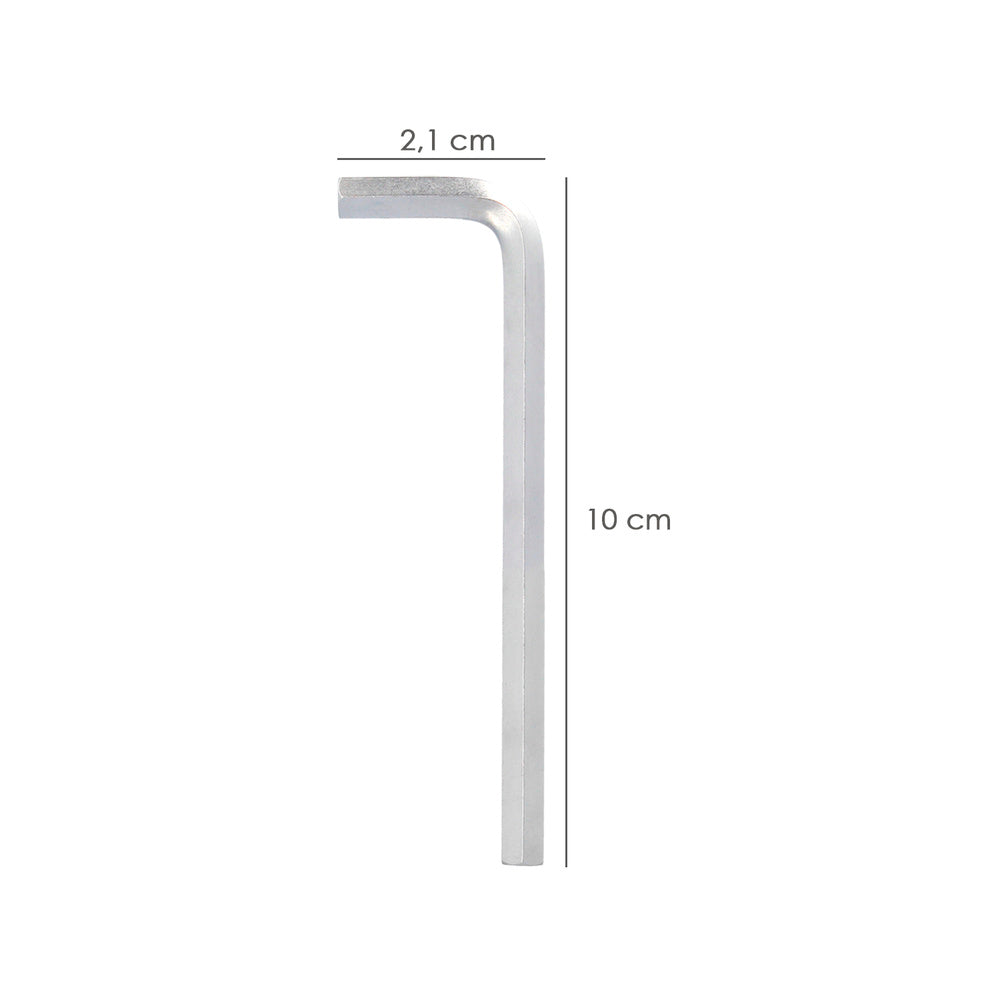 Llave allen larga acero cromo vanadio profesional 4,0 mm llave hexagonal, llave allen taller mecánica, llave allen bricolaje