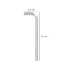 Llave allen larga acero cromo vanadio profesional 4,0 mm llave hexagonal, llave allen taller mecánica, llave allen bricolaje