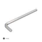 Llave allen larga acero cromo vanadio profesional 4,0 mm llave hexagonal, llave allen taller mecánica, llave allen bricolaje