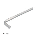 Llave allen larga acero cromo vanadio profesional 4,5 mm llave hexagonal, llave allen taller mecánica, llave allen bricolaje